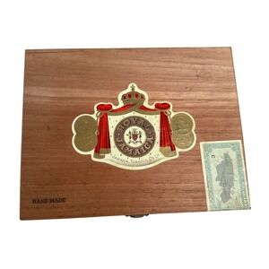 Royal Jamaica Coronas Grandes Hinged Storage Box "Hand Made" Cigar Box